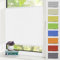Zarnan Plissee Klemmfix ohne Bohren Weiß 95x120cm(BXH) UV-Schutz Fenster Plissee innen Plisseerollos ohne Bohren Faltrollo mit Klemmträger easyfix Jalousie Sichtschutz und Sonnenschutz