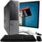 POSTAZIONE COMPLETA COMPUTER FISSO PC Intel CORE i5 Windows 10 + Monitor LCD 22 VGA/DVD Rom/Microsoft (Ricondizionato Certificato)