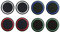Aibada Cubierta Protectora de Apretones de Pulgar de Silicona para PS5，PS4, Xbox 360, PS3 Controladores, 4 Pares, Colores Mezclados