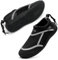 HKR Kinder Badeschuhe Wasserschuhe Barfussschuhe Strandschuhe Surfschuhe für Jungen Schwarz/Grau 32 EU