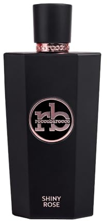 Roccobarocco Jewel Collection Shiny Rose Eau de Parfum für Damen, 100 ml, blumiger Damenduft, Rose, Pfingstrose und Patchouli