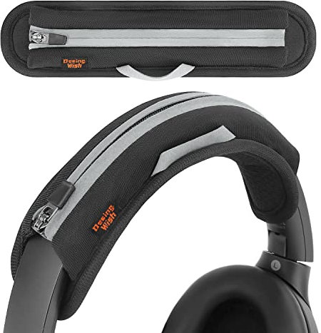 Desing Wish Funda Diadema Protectora Universal de Auriculares Almohadillas Compatible con Sony Bose JBL Protector de Diadema Headphone Pad Cover para Auriculares Estéreo con Cancelación Ruido