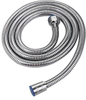 2m 3m 4m Extra Long Shower Hose Chrome Replacement Shower Pipe Flexible Hose Anti-Kink Includes 2 Washers Replacement Shower Hose,4M