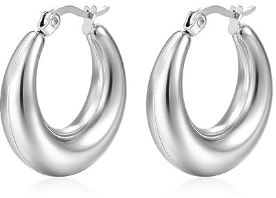 Orecchini Cerchio Donna Argento Orecchini Donna Orecchini Cerchio Orecchini A Cerchio Grandi Orecchini Argento