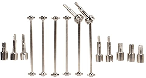 KIMISS Wltoys 144001 Pièces 144001 Pièces en Acier Rc Cvd Kit d'arbre D'entraînement Pièce de Mise à Niveau en Métal avec Joint Tasse Os de Chien pour Wltoys 144001 Rc Voiture