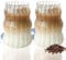 DZAY Cappuccino Kaffeegläser Espressotassen Latte Macchiato Gläser Set 2x530ml,Riffle Gläser Dessertgläser Teeglas Ripple Kaffeebecher Saftgläser,Spülmaschinenfeste Teegläser Kaffeetassen