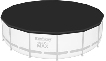 BESTWAY® Ersatzteil Abdeckplane (schwarz) für Steel Pro MAX Pools Ø 457 cm, rund