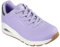 Skechers Damen Sneaker UNO Shimmer Away Lila/Rosa Gold, Größe 41 EU