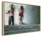 B&D XXL Bilder mit Rahmen 90x60 cm Wandbilder groß Leinwandbild XXL natürlicher Holzrahmen modern Wanddekoration Kunstdruck Wanddeko Wohnzimmer Schlafzimmer Kinder Graffiti