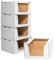 karton-billiger | Stapelkarton aus Wellpappe Lagerkarton Lagerbox Stapelbox weiß, Größe S - 380x360x200mm - nachhaltig (4)