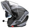 ViPER RSV171 Bluetooth Flip up Motorcycle Motorbike Bike Crash Helmets With Drop-Down Sun Visor Helmet ECE 22.06 Approved Unisex Adult Racing Touring Cruising Bike Wear (Zone Matt/Black Grey, M)