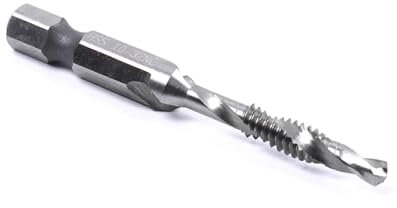 1 Stück 1/4–20 NC Spiralnut Hss Kombination Senker Gewindebohrer Bohrer Set 1/4 Zoll Sechskantschaft