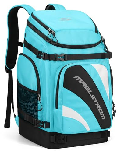 Maelstrom Skischuhtasche, große Skischuh-Reisetasche für Herren und Damen, wasserdichter Snowboardstiefel-Rucksack für Reisegeschäfte, Ausrüstung einschließlich Skihelm, Brille, Handschuhe, Ski,