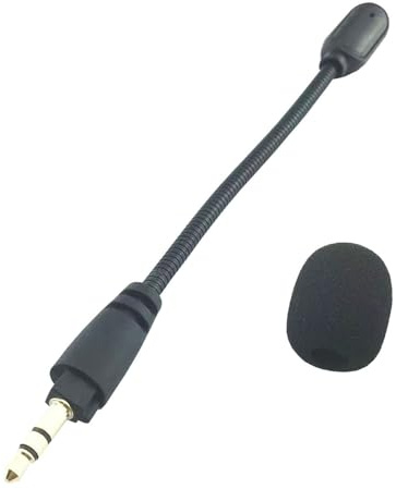TTTLLNN Abnehmbares Mikrofon für HS35 HS45 Gaming-Headsets, geräuschunterdrückendes Mikrofon, 3,5 mm