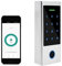 MATHFEL Smart Lock Zugangssystem mit Fingerabdruck & RFID – Elektronisches Türschloss für Haustür, IP66, Code & Transponder, Elektrisches Türschloss Außen, Automatisches Smartes Türschloss
