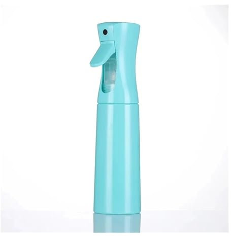 BODOBTF 300ML Continuous Hair Plant Mist Spray Bottle Mist Spray Bottle Mist Bottle for Curly Hair Styling Product Plant Barber(Sky Blue)