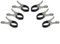 Lot de 6 clips résistants au vent pour bâche de piscine conçus pour protéger votre piscine (6 noirs)