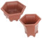 Toddmomy 2 Pièces Plantes en Pot de la Plante en céramique Terre Cuite des Pots de Plantes Originaux planteur Petit Pot à Fleurs en céramique Fait à la Main Pots Succulents en céramique