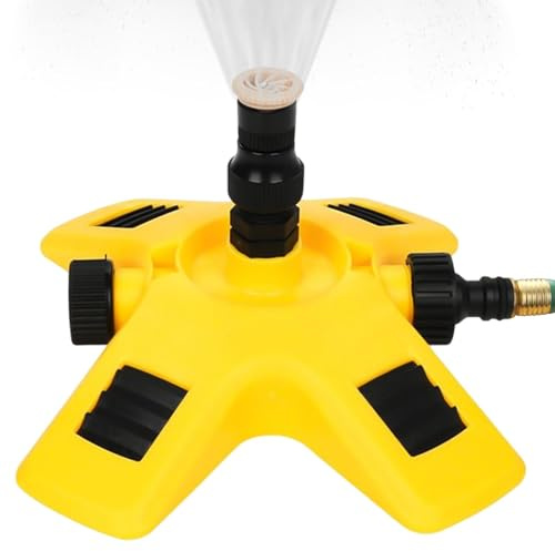 shjxi Arroseur de Jardin - Rotatif 360° 3 Niveaux Réglables Économe en Eau,Système d'Arrosage de Jardin Robuste - pour Gazon Plates-Bandes Serre Jardinage Arrosage Nettoyage Jeux d'
