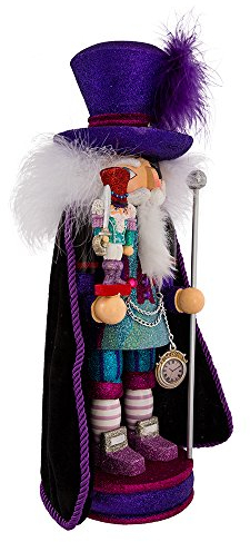 Kurt Adler Hollywood Cascanueces Drosselmeier, Color Morado