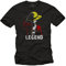 Luffy Tee Shirt - Legend - Monkey One T-Shirt Noir S