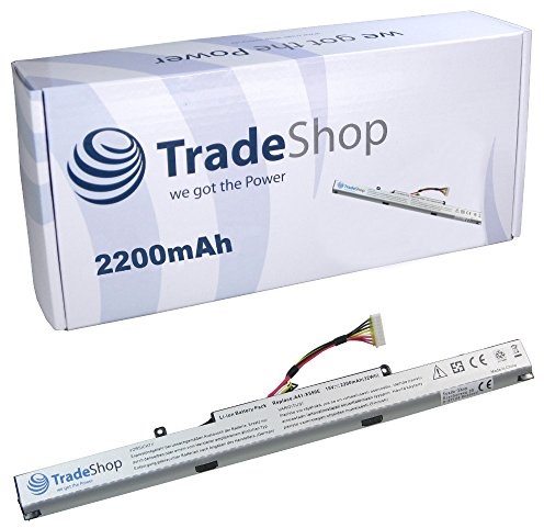 Trade-Shop Premium Li-Ion Akku 14,4V/14,8V/15V / 2200mAh für Asus F550D F550Z D451V R409J F751L F751LX F751NA F751SA FX53V FZ53VD K450J K450L