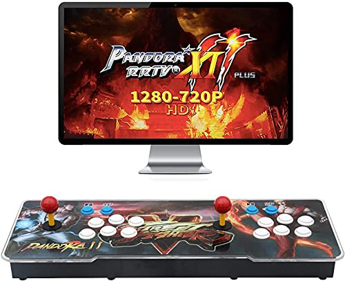 Best Brose Pandora Treasure 3D Arcade Game Console, 5000 giochi classici e 3D, Full HD 1280x720, 4 giocatori online, compatibile con più piattaforme, multicolore