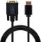 LOKEKE HDMI to VGA Cable With IC,Gold-Plated 1080P HDMI Male to VGA Male 4K Surported,No Sound Transfer(4.92FT, 1.5M)