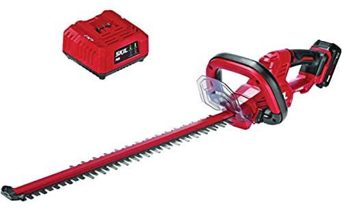 SKIL PWR CORE 20 22 20V Hedge Trimmer Kit, 3/4'' Cut Capacity, Includes 2.0Ah Battery and Charger - HT4222B-10