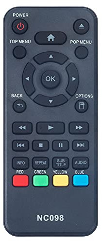 Allimity NC098 NC098UL Replaced Remote Control Fit for Philips Blu-ray DVD Player BDP1502/F7 BDP1502F7 BDP1502 F7
