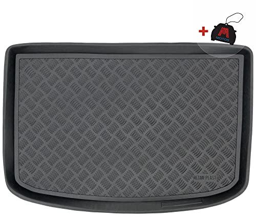 M MOTOS Tapetes de PE para maletero apata para Audi A1 I (8X) 2010-2018 Mejore la comodidad de su viaje con la resistente alfombrilla para el maletero del coche, que protege contra la suciedad y el po