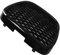 Rejilla de parachoques 1133007, rejilla delantera de coche, resistente al agua, negro brillante, reemplazo de actualización frontal para Seat Leon MK2 1P 05-09