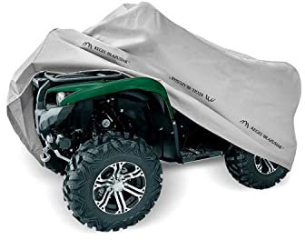 Telone di copertura per quad quad, grigio, misura L, 155-180 cm, impermeabile ed extra forte, per esterni, contro pioggia, neve, vento, raggi UV, foglie e altri tipi di sporco