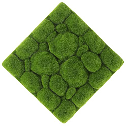 HOMSFOU Kunstrasenteppich Outdoor Moos Wanddeko Gef?lschte Weinpflanze Simulation Moosschaum Brett H?ngende Wanddekoration für Garten im Freien DIY Wand Kugelmoos Rasenteppich Outdoor