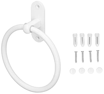 Anneaux de serviette de bain, anneaux de porte-serviettes blancs pour la maison pour l'hôtel