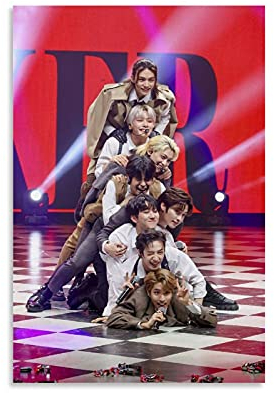 Kpop Stray Kids Gruppen-Poster - Bang Chan Know Seo Chang Bin Leinwandkunst, Wandkunst, Bilddruck - Moderne Familienschlafzimmer-Dekoration, 20 x 30 cm