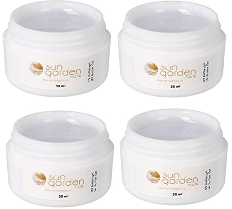 UV Gel Classic Aufbaugel Clear 4 x 30ml - Aufbau Gel klar