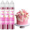 Black Food Colouring - 30ml×3 Bottles Concentrated Food Colouring Liquid for Baking, Cake Decorating, Candy, Macaron, Icing and Cooking (Pink, 3 Bottles x 30ml)