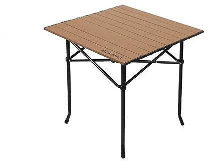 Delphin Campsta, Klapptisch, braun, 60x60x60 cm