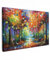 MuchoWow© Impression sur Toile Decoration Murale Peinture 120x80 cm Tableaux Decoratifs Muraux Décoration Chambre Paysage - Forêt - Coloré - Nature