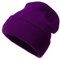 Beanie Mütze für Herren und Damen Lässige Warme Beanie Wintermütze mit Wolle Weiche Mütze Weiche Beanie Klassische Unisex Mütze für Frühling Herbst und Winter Lila Saohuo