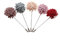 GALPADA 5St Anzugbrosche Blumenbrosche Hochzeitssträuße Broschen broch hand schmuck bustier xxl männerschmuck Stilvolle Brosche Herrenbrosche Anzug Brosche Passen Dekorationen Mann