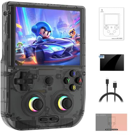 JOYARCH RG406V Retro Console di gioco portatile, Android 13 5500mAh Arcade Video Gaming Console 4 pollici 960* 720P IPS Touchscreen Supporto 1080P Uscita WIFIBluetooth (senza giochi)