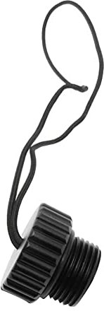 Tacell Tauchen DIN Flaschenventil Gewindedeckel 5/8-14NPS Staubkappe Staubstopfenschutz Tankregler Schutzabdeckung Schwarz