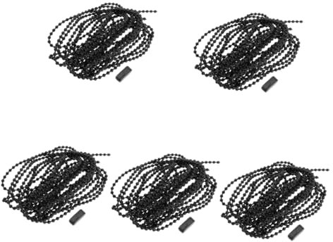 Cabilock 5sets Beaded Roller Blind Chain Necklace Bead Window Blinds No Drilling Party Decorations