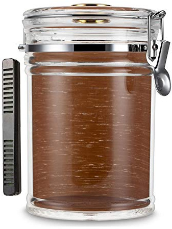 Humidor Jar Zigarrenetui – Acryl, rechteckiger Luftbefeuchter, Hygrometer – hält 18 Zigarren – Premium-Qualitäts-Aufbewahrungslösung für Zigarrenliebhaber