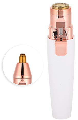 Qukaim Portable Hair Shaver 2 In 1 Lipstick Shaped Electric Eyebrow Trimmer And Hair Removal Machine, Portable Design, Women’s Hair Shaver, Battery Operated