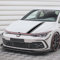 Auto Motorhaube Racing Style Aufkleber, für VW Golf 8 7 5 4 6 GTI MK8 MK7 MK5 MK6 MK4 Vinyl Film Decor Aufkleber Auto Zubehör