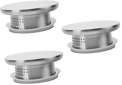 DOITOOL Couvercle De Pichet En Métal Inoxydable Couvercle De Pichet D'Eau Froide 3 Pièces Sorties Doubles Pour Verser Des Deux Côtés Remplacement Pour Cuisine Maison Restaurant