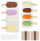 2 juegos molde helados silicona，molde helados silicona con palo，helados moldes，para hacer helados